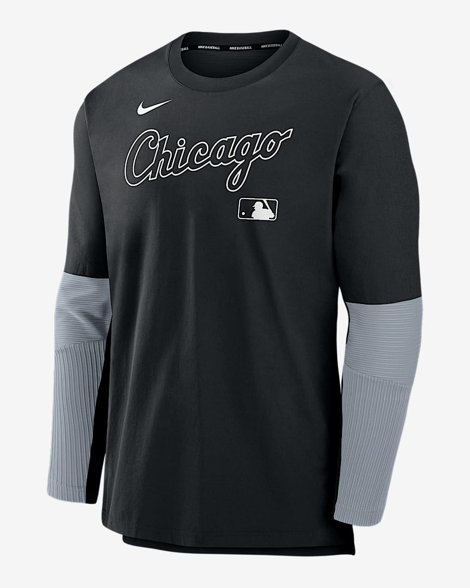 Chicago White Sox Authentic Collection Player Men's Nike Dri-FIT MLB Pullover Sweatshirt - Black