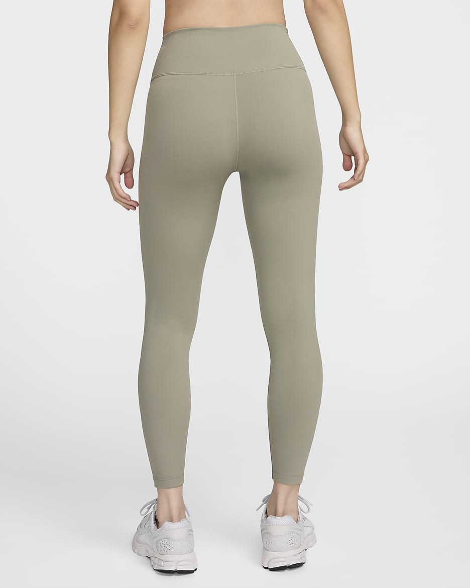 Nike One 7/8-Leggings mit hohem Bund für Damen - Light Army/Schwarz