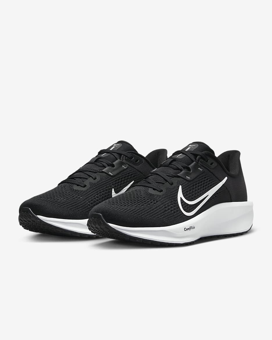 Tenis de correr en pavimento para mujer Nike Quest 6 - Negro/Gris hierro/Blanco