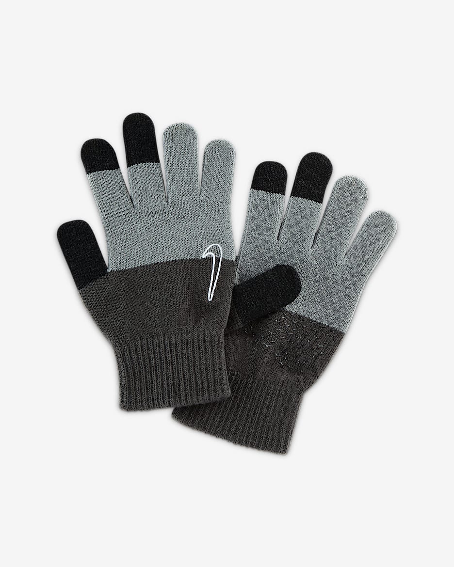 Nike Tech and Grip Knitted Gloves 2.0 - Anthracite/Black/White