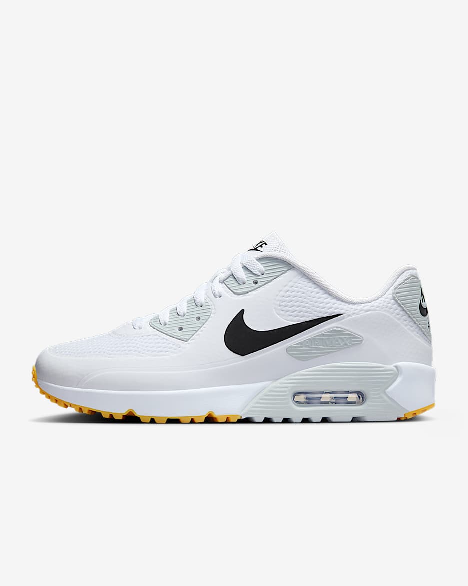 Nike Air Max 90 G Golf Shoes - White/Black