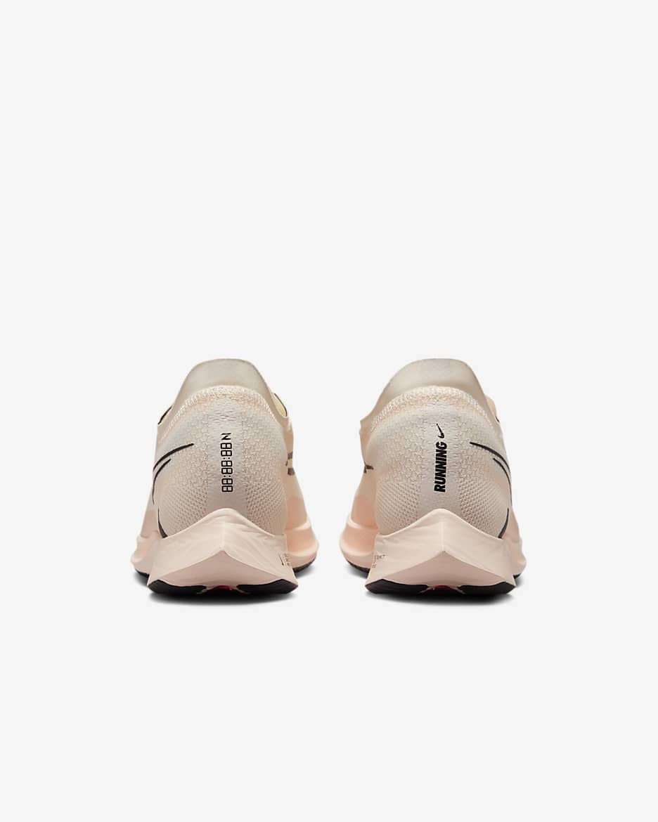 Nike Streakfly Road Racing Shoes - Pale Ivory/Guava Ice/Black