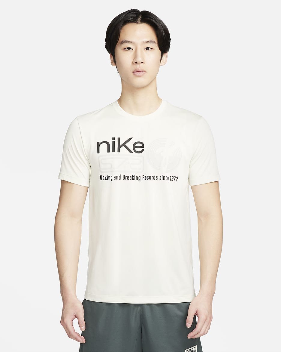 Nike Men's Dri-FIT Fitness T-Shirt - Sea Glass