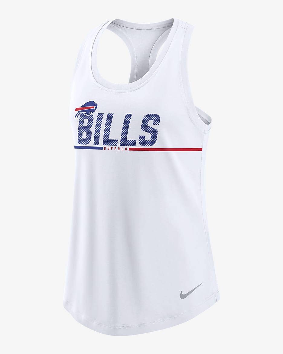 Nike City (NFL Buffalo Bills) Women's Racerback Tank Top - White