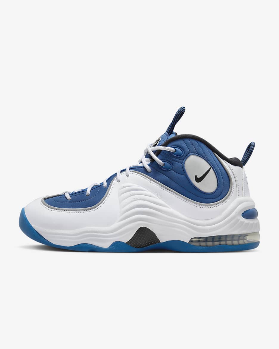 Tenis para hombre Nike Air Penny 2 QS - Azul atlántico/Negro/Plata metalizado/Blanco