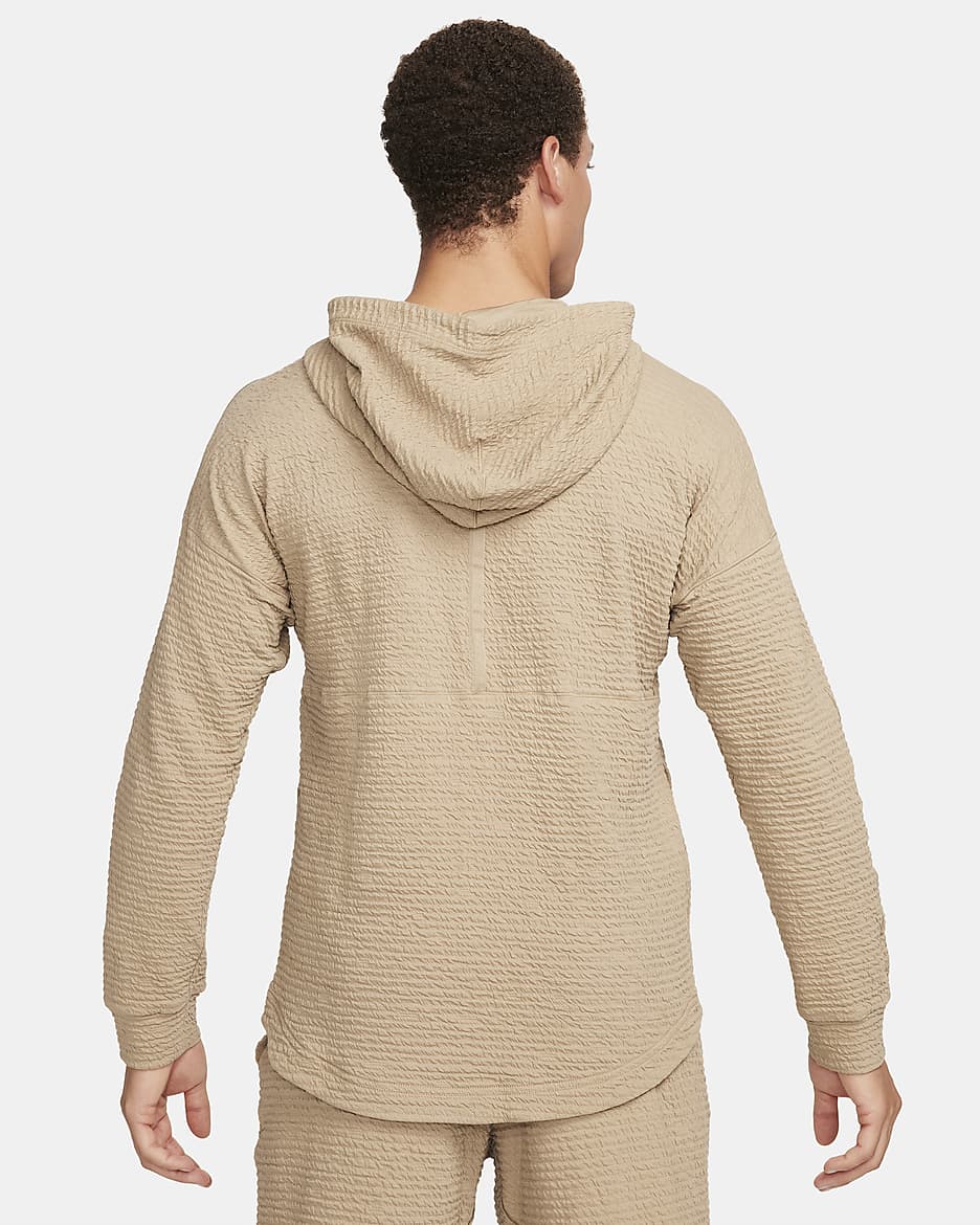 Nike Yoga Men's Dri-FIT Pullover - Khaki/Khaki