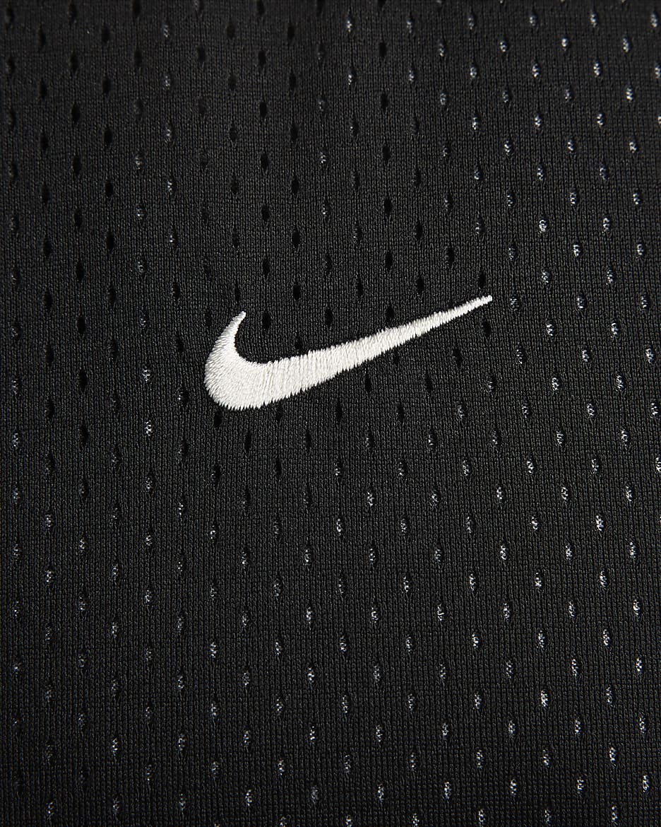 Nike Standard Issue Dri-FIT kifordítható férfi kosárlabdamez - Fekete/Dark Grey/Pale Ivory