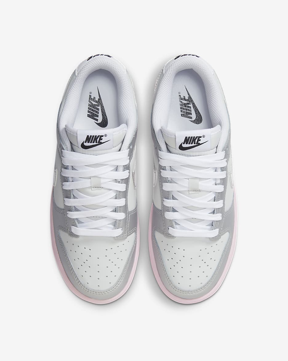 Nike Dunk Low LX Women's Shoes - Photon Dust/Pink Foam/Medium Soft Pink/Metallic Silver