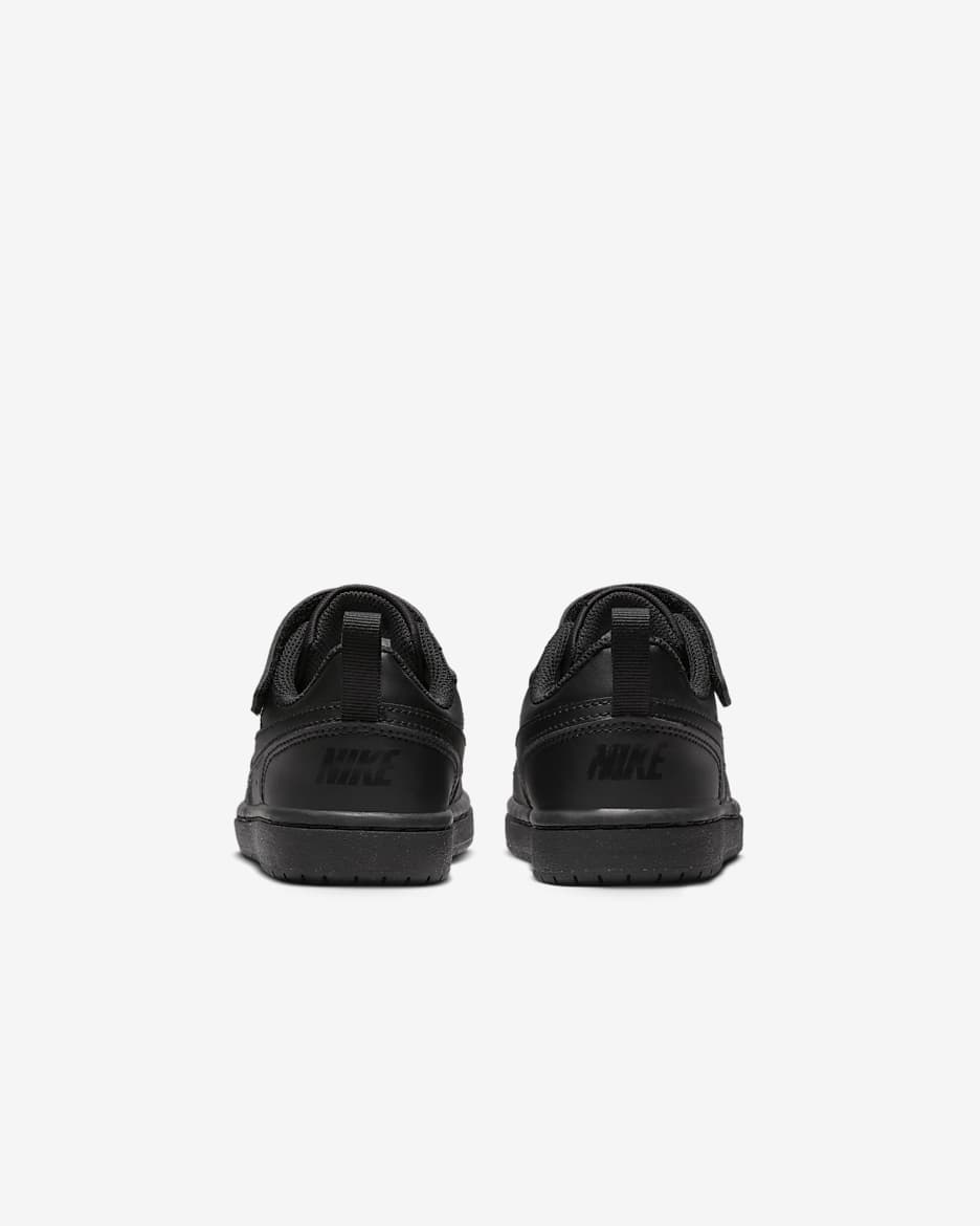 Nike Court Borough Low Recraft Little Kids' Shoes - Black/Black/Black