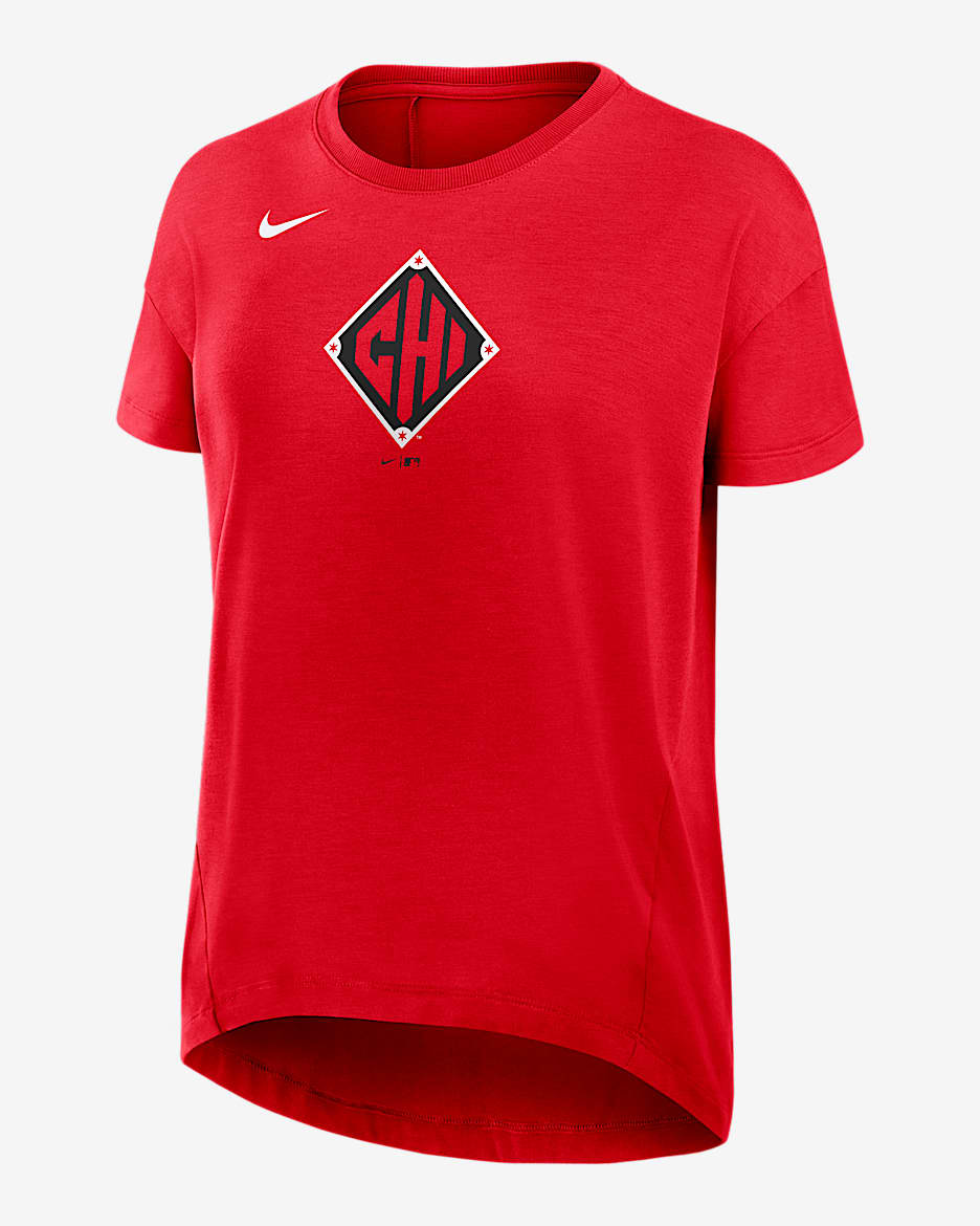 Chicago White Sox City Connect Flowy Women’s Nike Dri-FIT MLB T-Shirt - Red