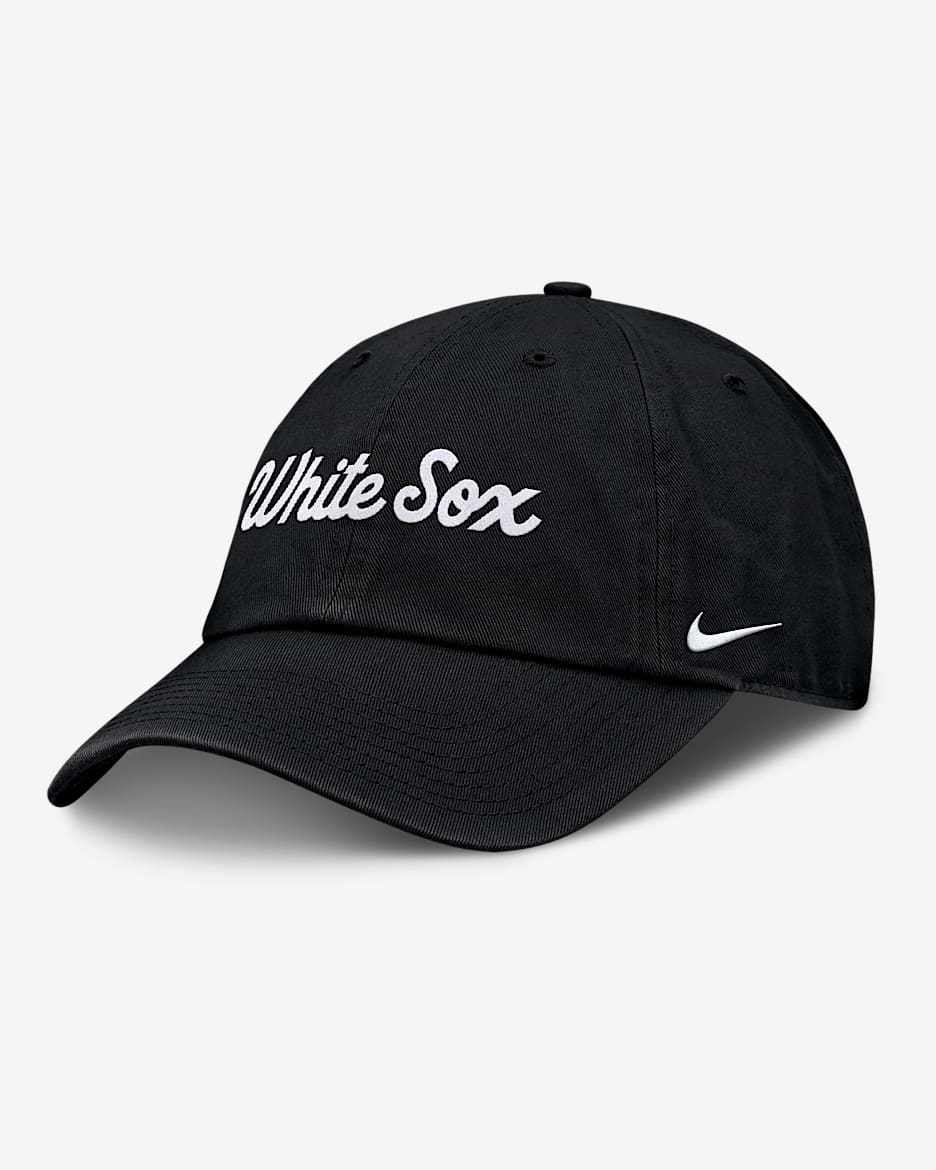 Gorra Nike de la MLB ajustable para hombre Chicago White Sox Club - Negro