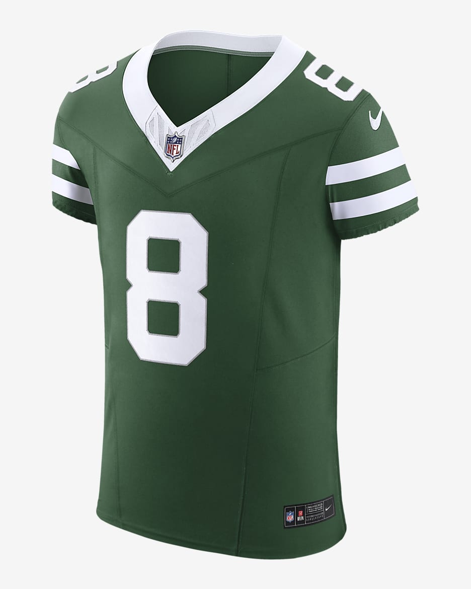 Aaron Rodgers New York Jets Men's Nike Dri-FIT NFL Elite Football Jersey - Green