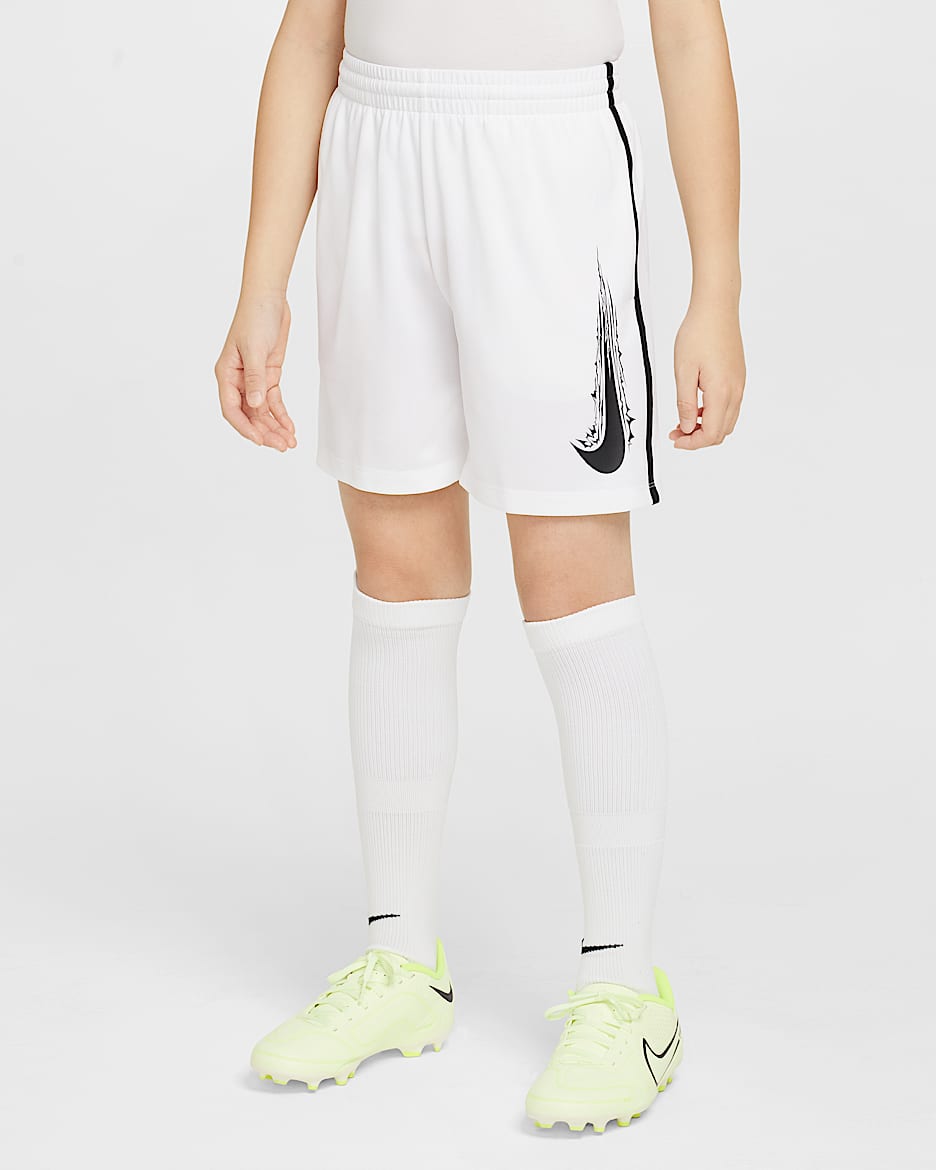 Shorts Dri-FIT para niños talla grande Nike Multi - Blanco/Blanco/Negro/Negro
