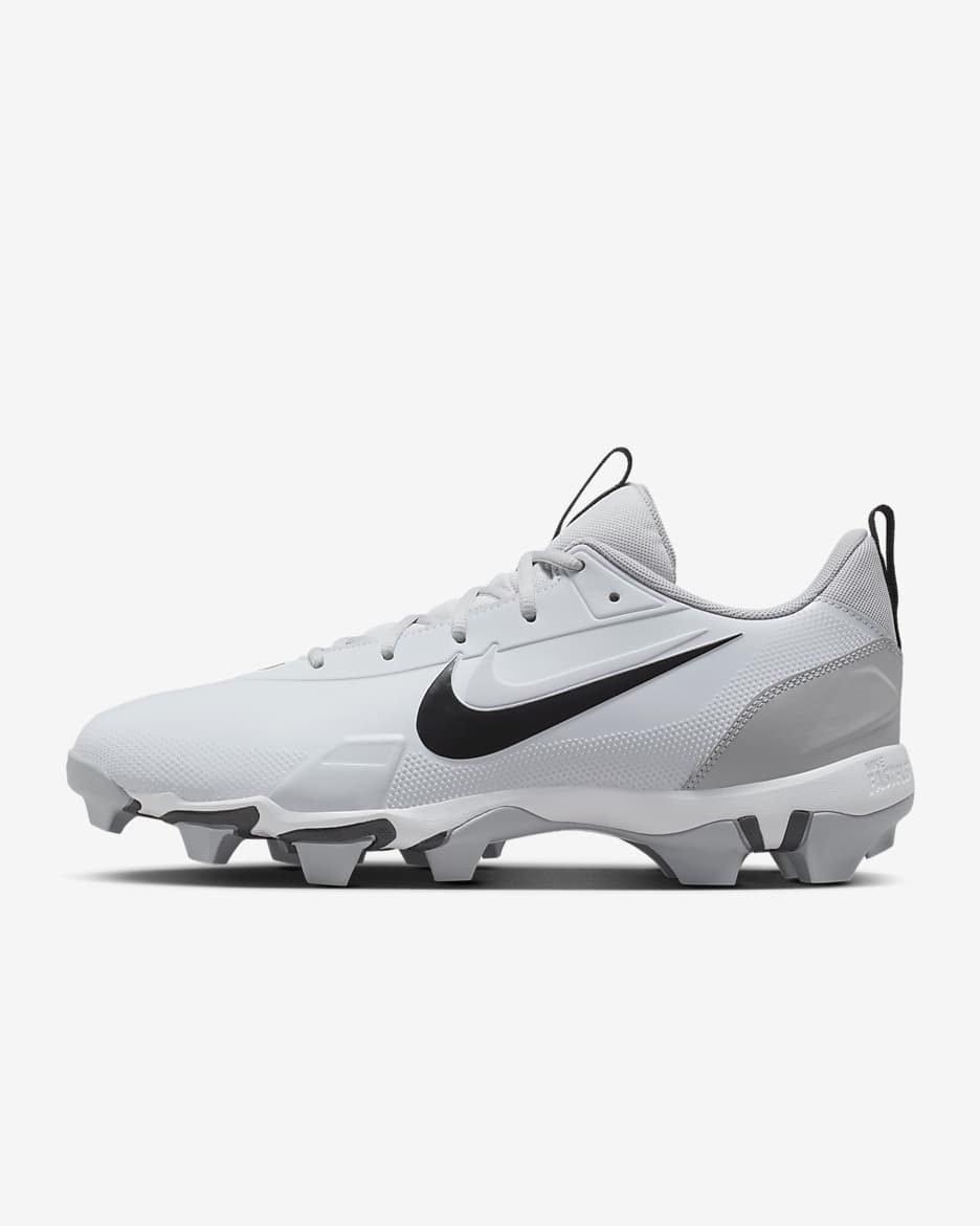 Tacos de béisbol para hombre Nike Force Trout 9 Keystone - Platino puro/Gris lobo/Negro/Blanco