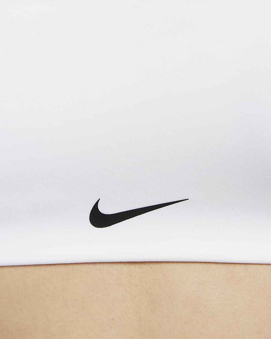 Nike Freestyle Women's Light-Support Padded Sports Bra - White/Black