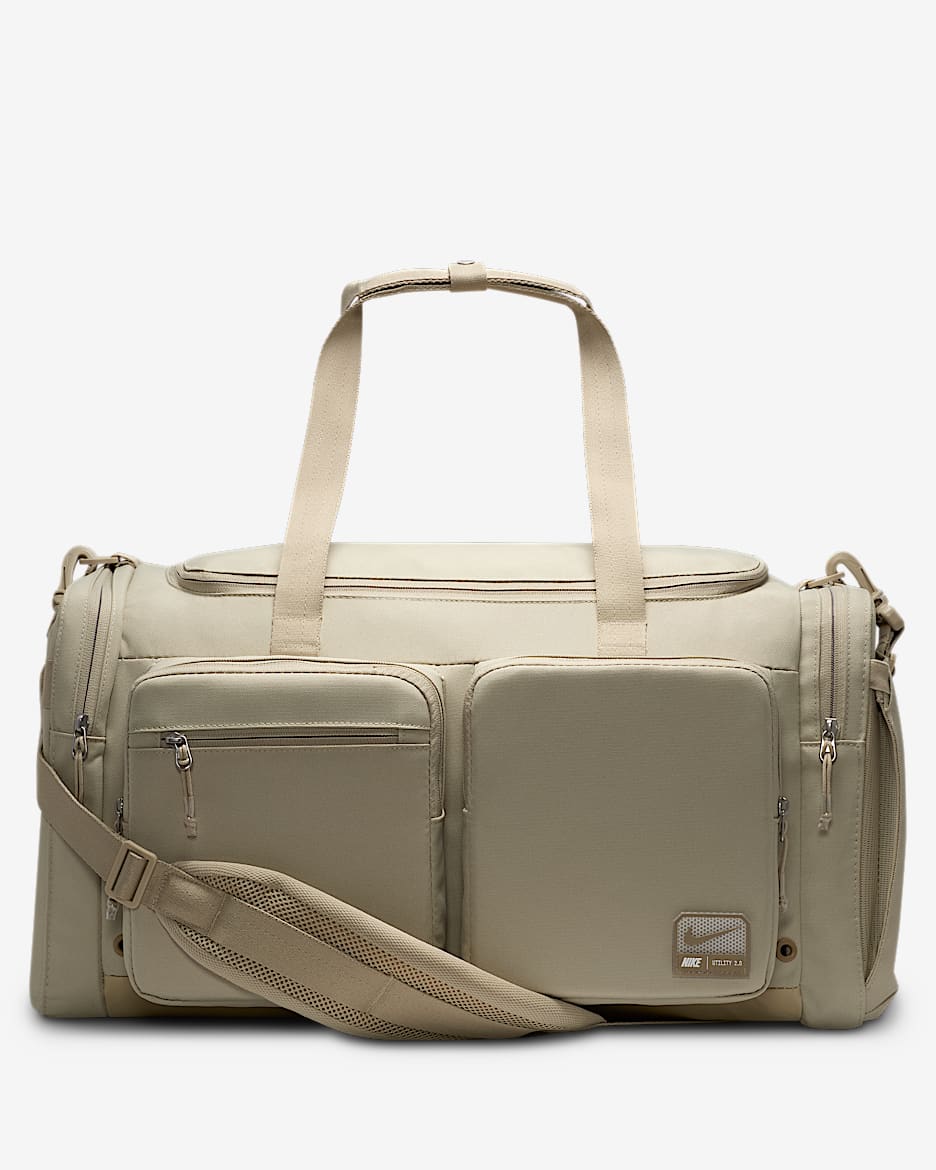 Nike Utility Power 2.0 Duffel Bag (Medium, 51L) - Desert Khaki/Desert Khaki/Khaki