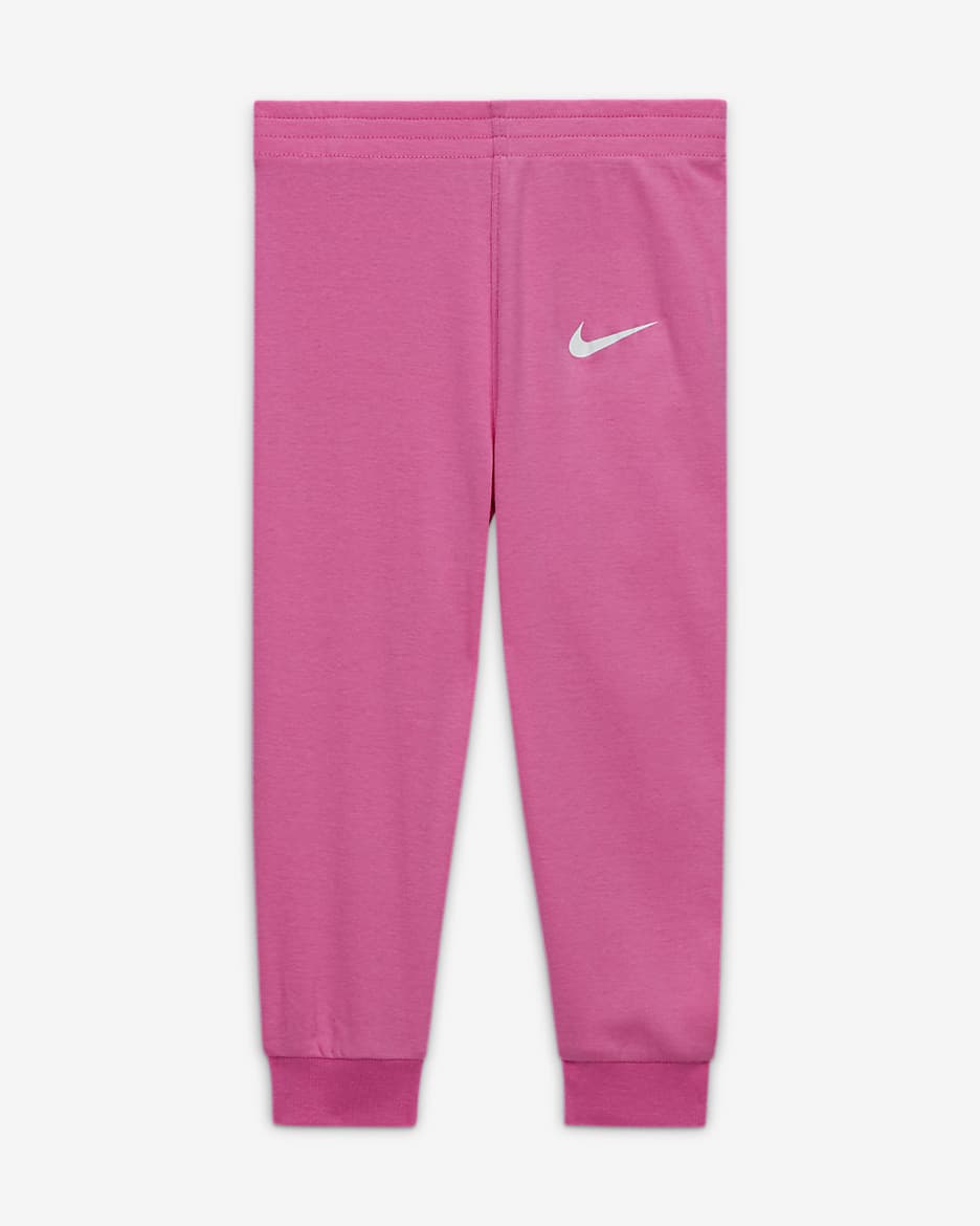 Nike Essentials 3-Piece Pants Set Baby 3-Piece Set - Playful Pink