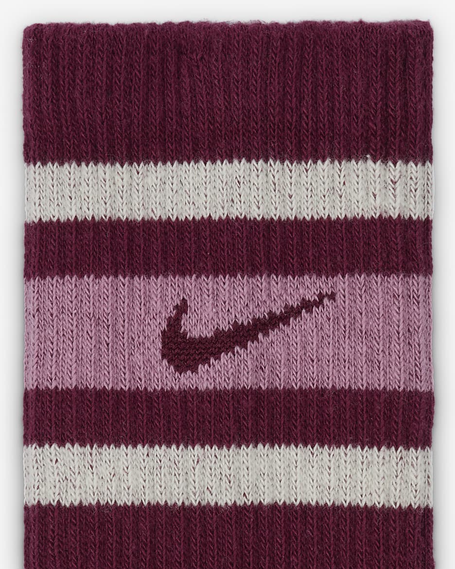 Nike Everyday Plus Cushioned Crew Socks (3 Pairs) - Multi-Colour