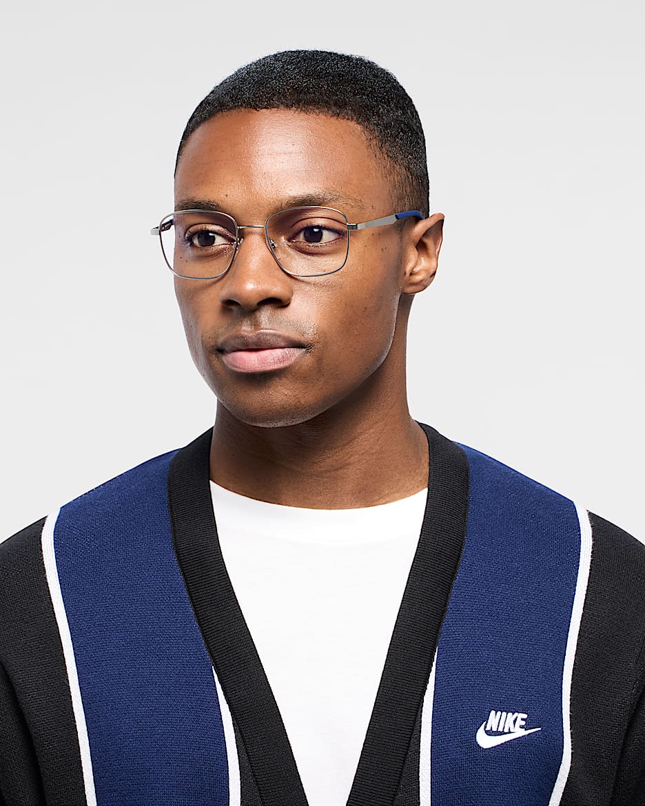 Nike Traveler Flow Blue Light Glasses - Silver