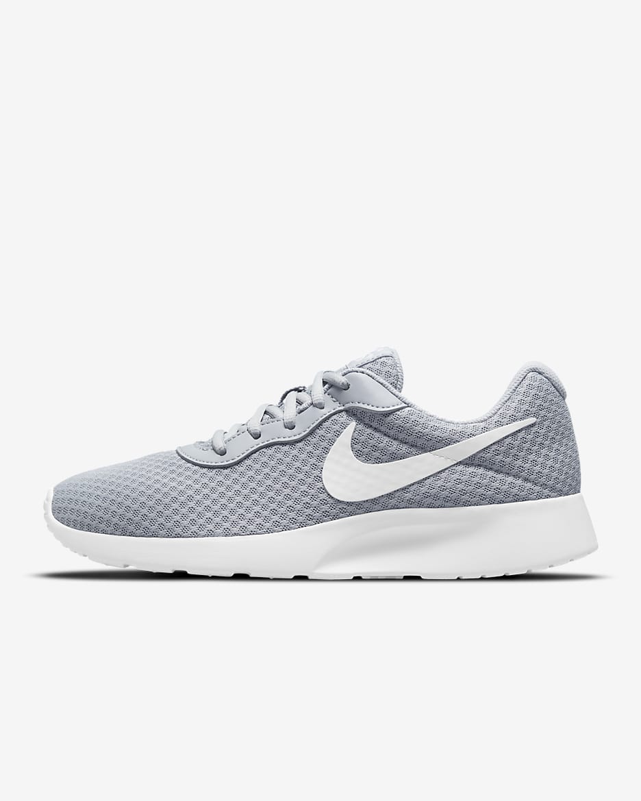 Nike Tanjun Zapatillas - Mujer - Wolf Grey/Barely Volt/Negro/Blanco