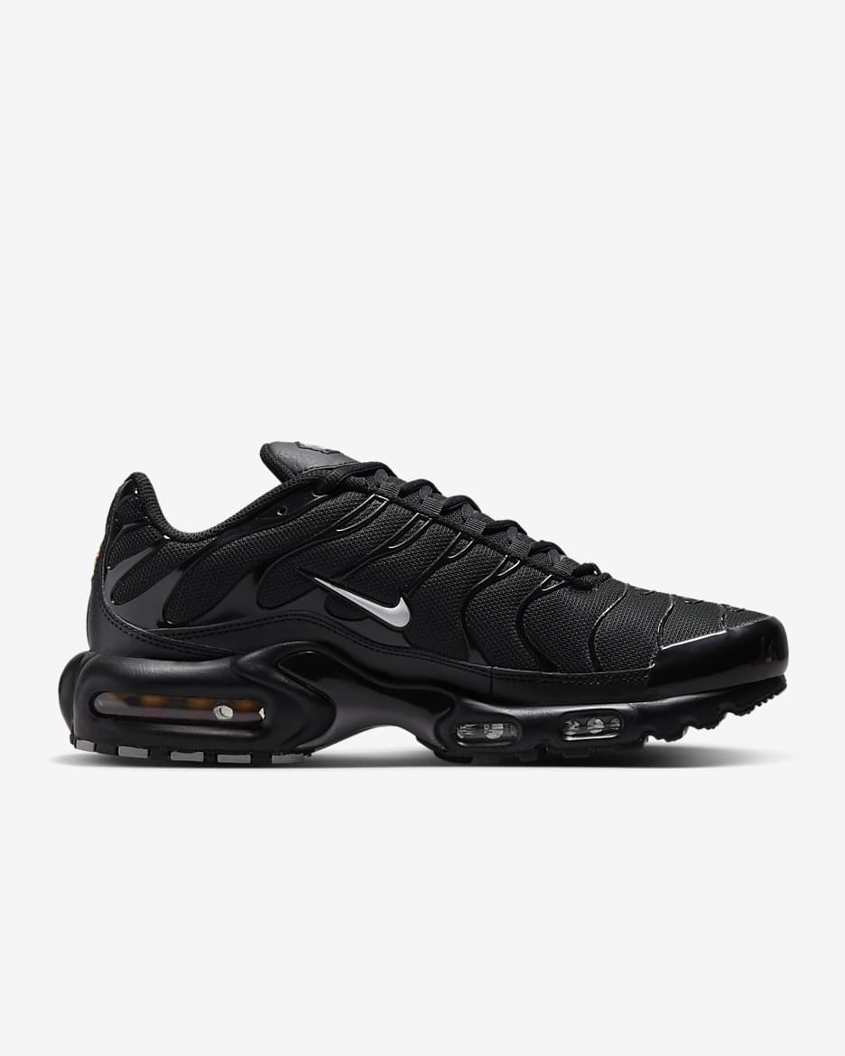 Chaussure Nike Air Max Plus pour homme - Noir/Blue Lightning/Bright Crimson/Blanc