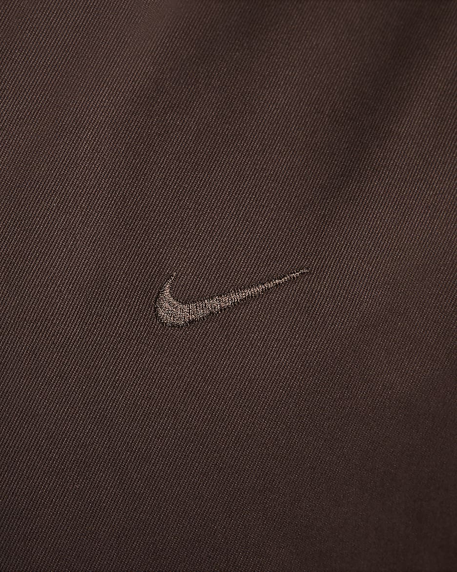 Vævet Nike Life-Harrington-jakke til mænd - Baroque Brown/Baroque Brown