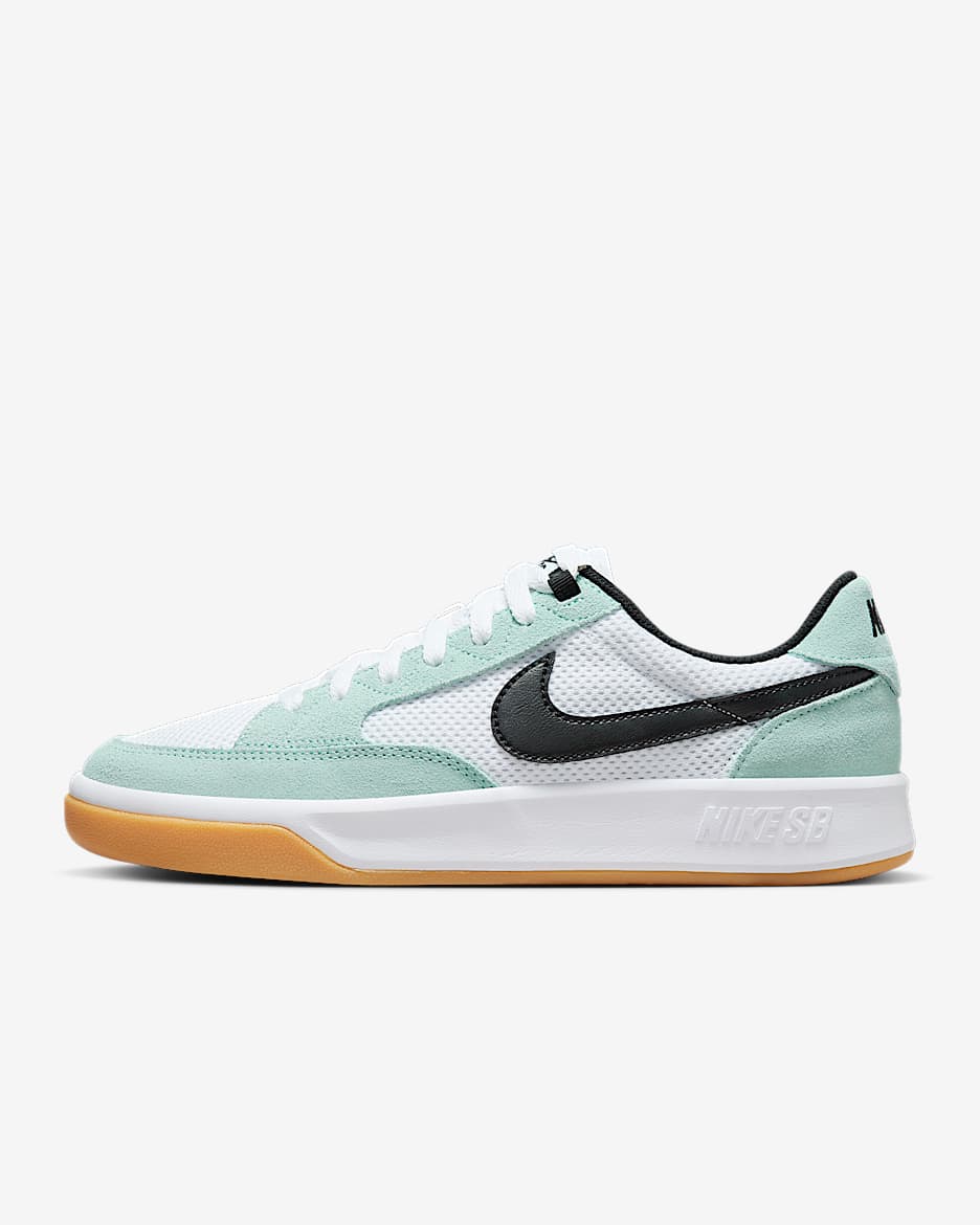 Nike SB Adversary Skate Shoes - Light Dew/White/Gum Light Brown/Black