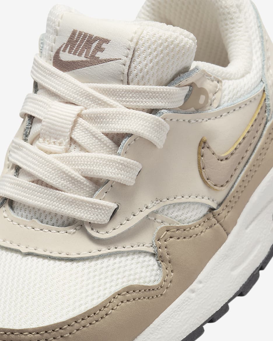 Chaussure Air Max 1 EasyOn pour bébé et tout-petit - Phantom/Light Orewood Brown/Noir/Khaki