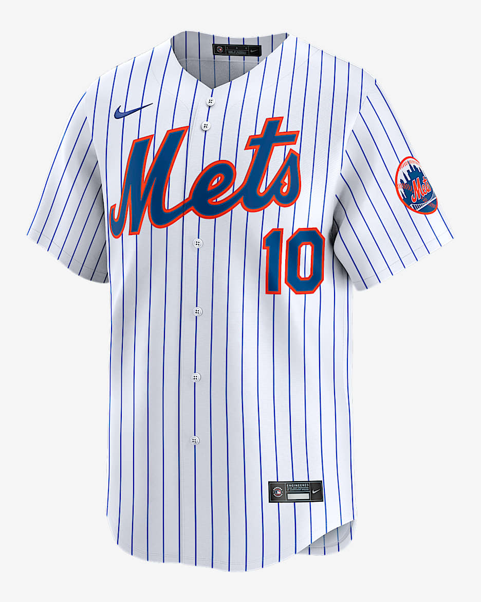 Jersey Nike Dri-FIT ADV de la MLB Limited para hombre Ronny Mauricio New York Mets - Blanco