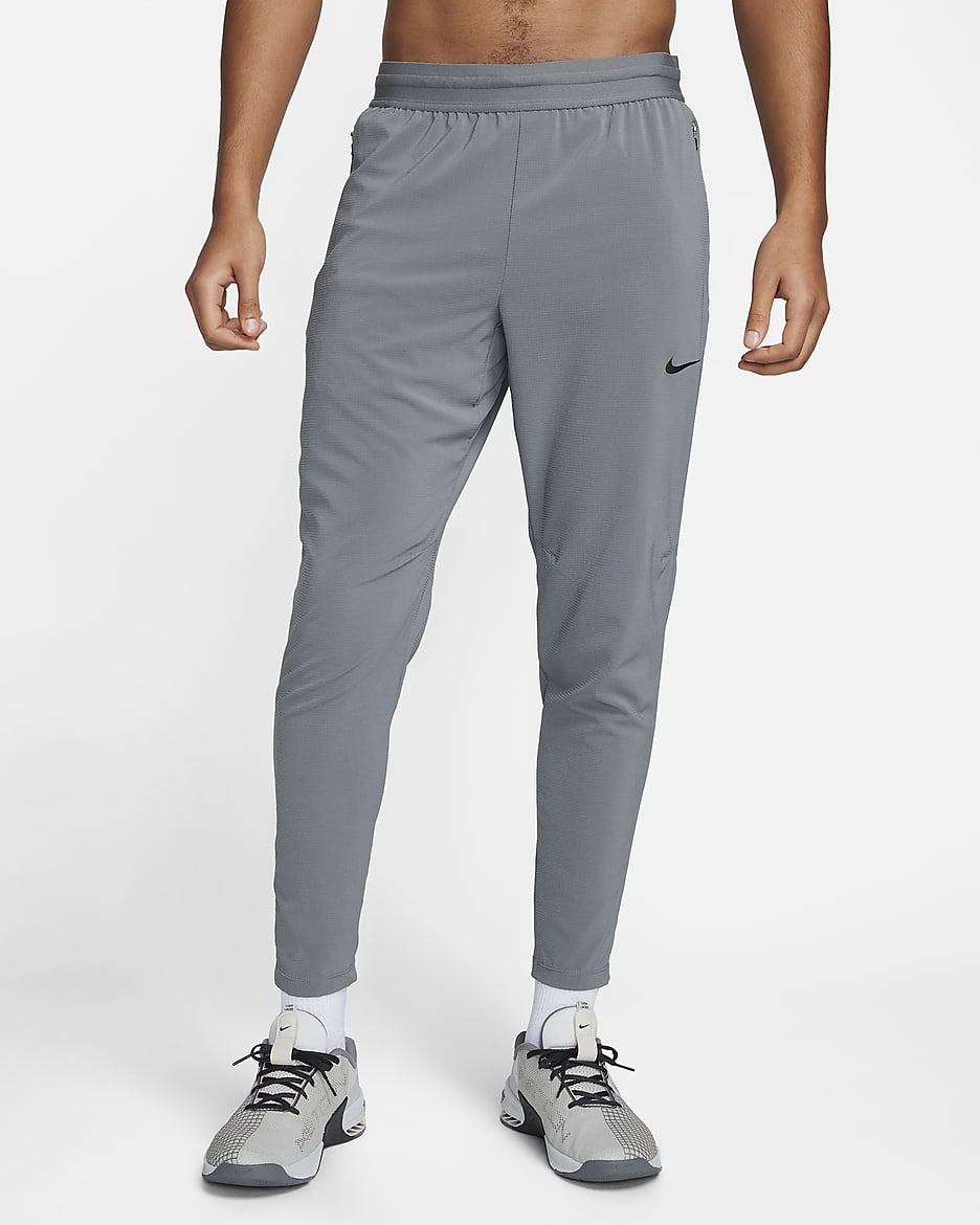 Nike Flex Rep Dri-FIT fitnessbroek voor heren - Smoke Grey/Zwart/Zwart