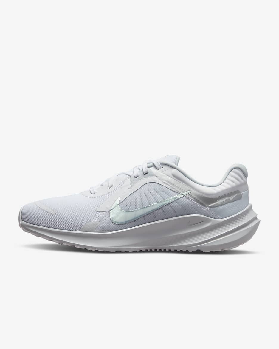 Nike Quest 5 Women's Road Running Shoes - White/Pure Platinum/Metallic Silver
