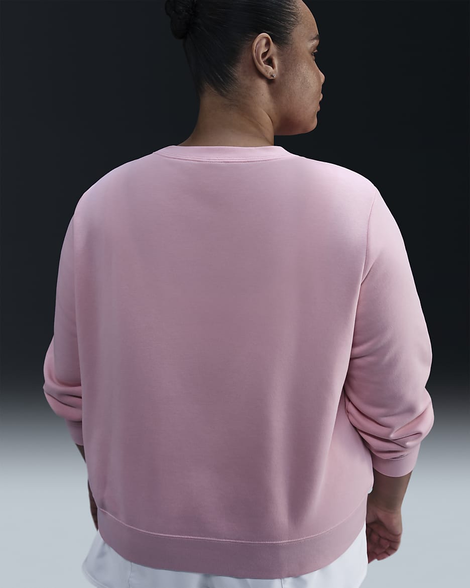 Nike Sportswear Club Fleece Women's Crew-Neck Sweatshirt (Plus Size)