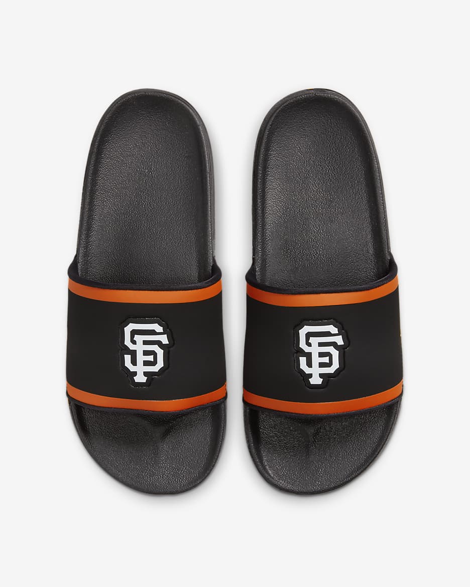 Chancla Nike Offcourt (MLB San Francisco Giants) - Negro/Naranja universitario/Blanco