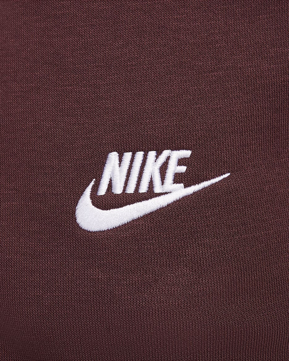 Joggers Nike Sportswear Club Fleece - Burdeos enérgico/Burdeos enérgico/Blanco