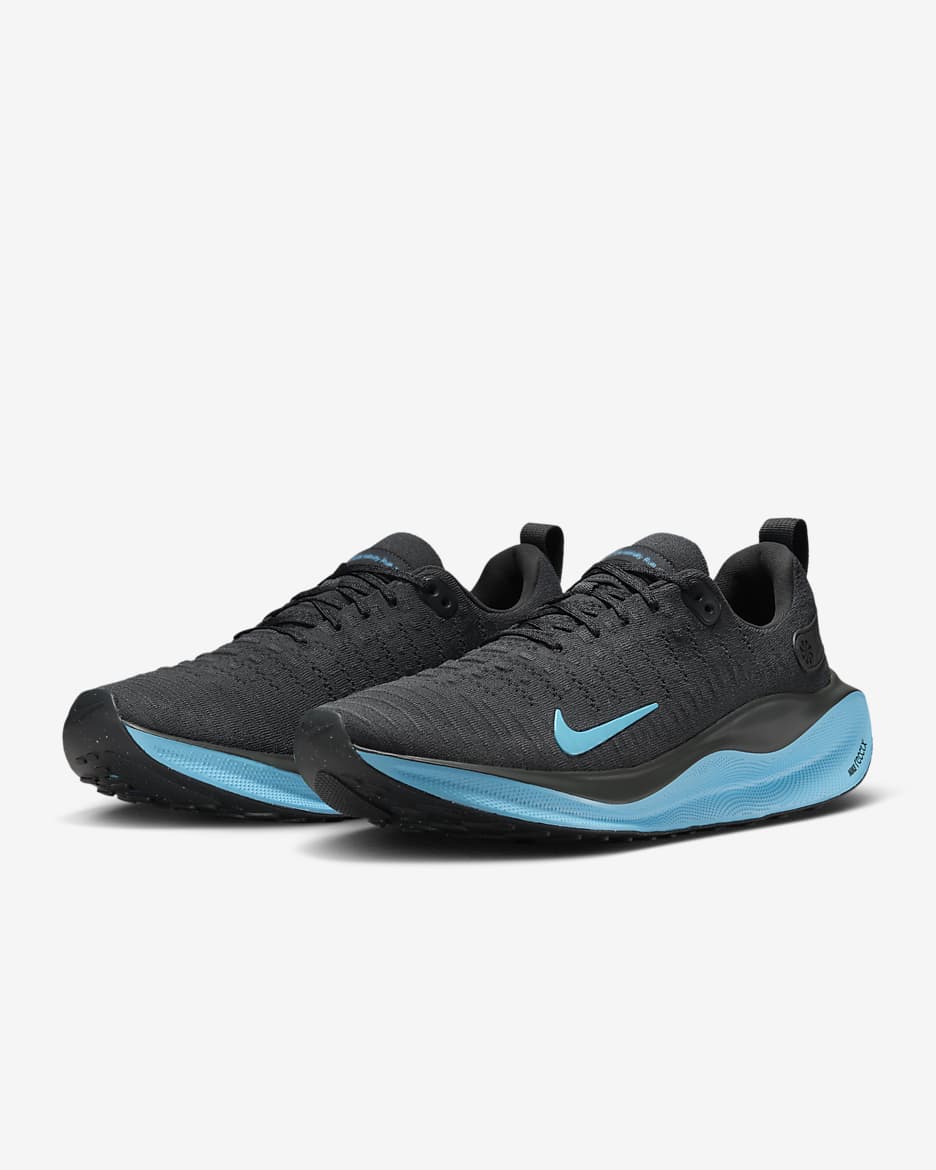 Nike InfinityRN 4 Men's Road Running Shoes - Anthracite/Black/Baltic Blue