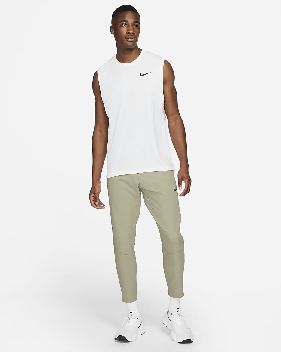 Nike Pro Dri-FIT Men's Tank - White/Black