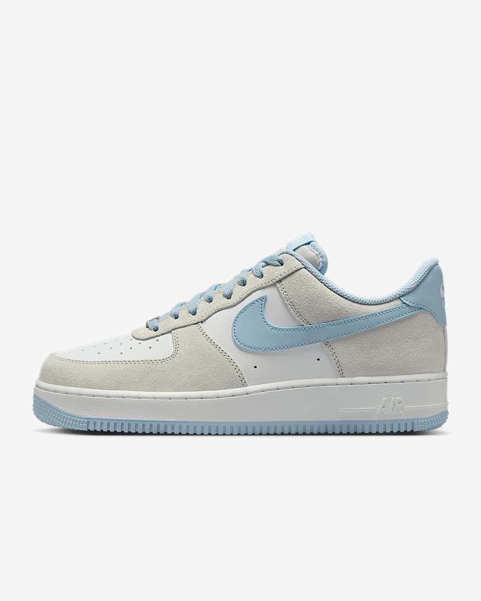 Nike Air Force 1 '07 LV8 Men's Shoes - Light Bone/Summit White/Light Armory Blue