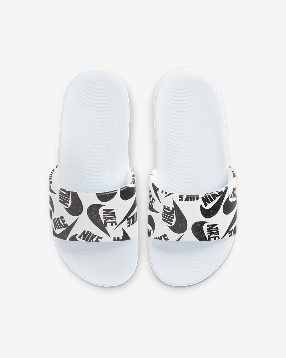 Nike Kawa SE JDI Younger/Older Kids' Slides - Football Grey/Summit White/Black