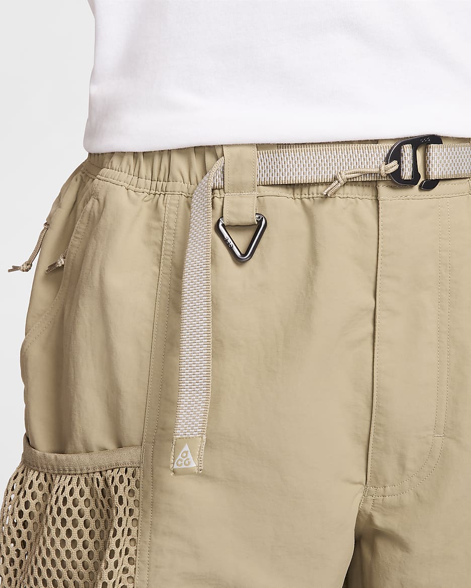 Nike ACG «Snowgrass» cargoshorts til herre - Khaki/Light Iron Ore/Summit White