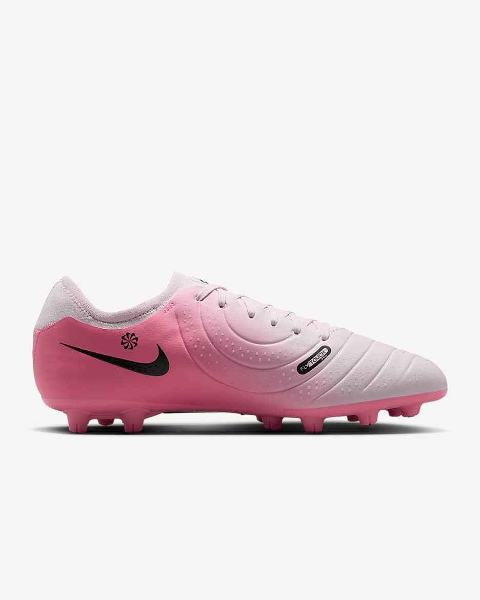 Nike Tiempo Legend 10 Pro HG Low-Top Soccer Cleats - Pink Foam/Black