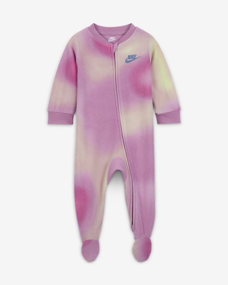 Nike Solarised Baby (0–9M) Microfleece Overalls - Magic Flamingo