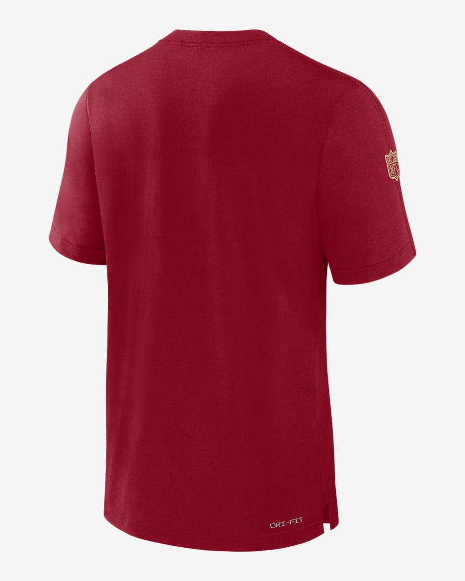 San Francisco 49ers Sideline Player Men's Nike Dri-FIT NFL T-Shirt - Gym Red