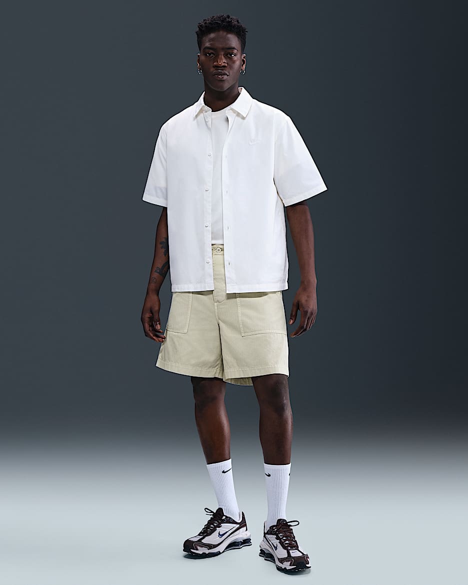Shorts fatiga para hombre Nike Life - Caqui claro/Caqui claro