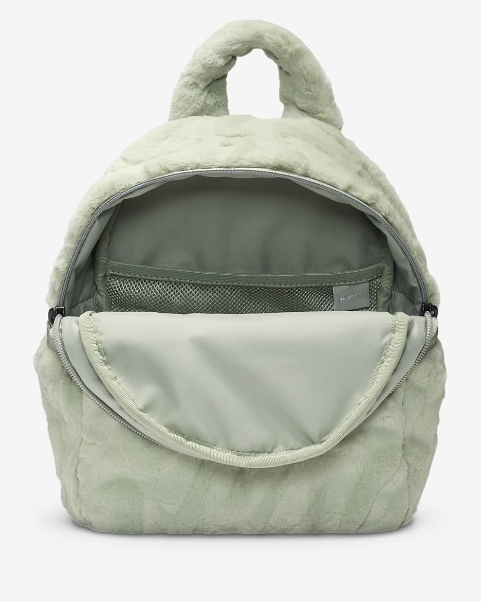 Nike Sportswear Futura 365 Mini-Rucksack aus Kunstfell (6 l) - Jade Horizon/Jade Horizon/Jade Horizon