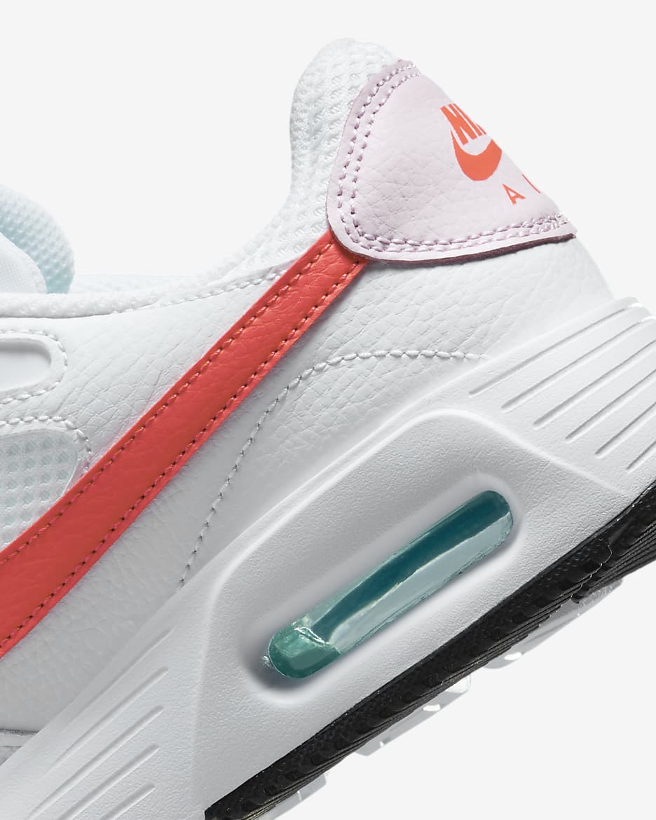 Chaussures Nike Air Max SC pour Femme - Blanc/Pink Foam/Light Laser Orange/Bright Crimson