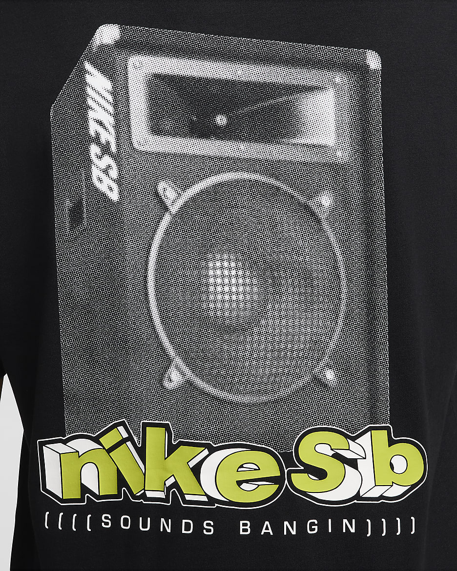 Nike SB Camiseta Max90 de skateboard - Negro