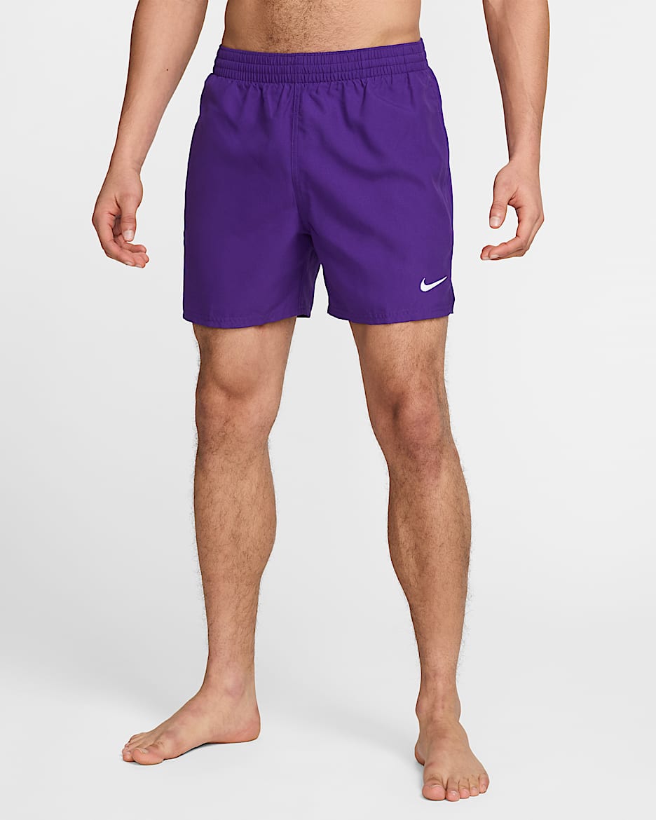 Nike Swim Breaker Volley-Shorts mit Innenslip (Herren, ca. 12,5 cm) - Court Purple/Weiß