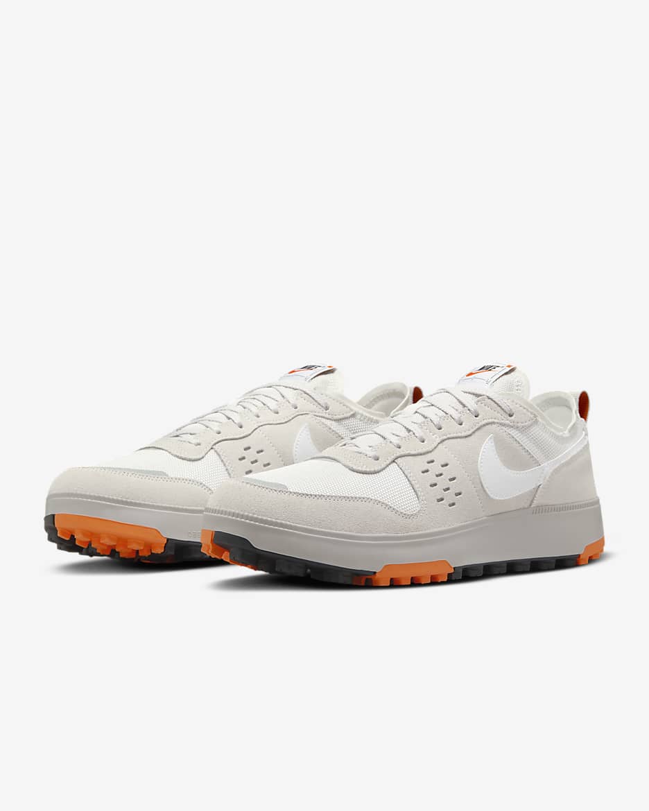 Nike C1TY 'Safety Cone' Shoes - Platinum Tint/Light Iron Ore/Safety Orange/White