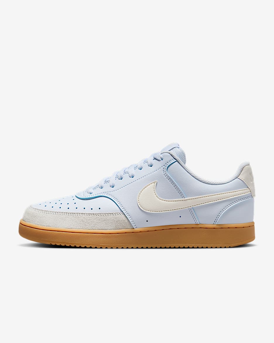 Nike Court Vision Low Men's Shoes - Football Grey/Gum Light Brown/Pale Ivory