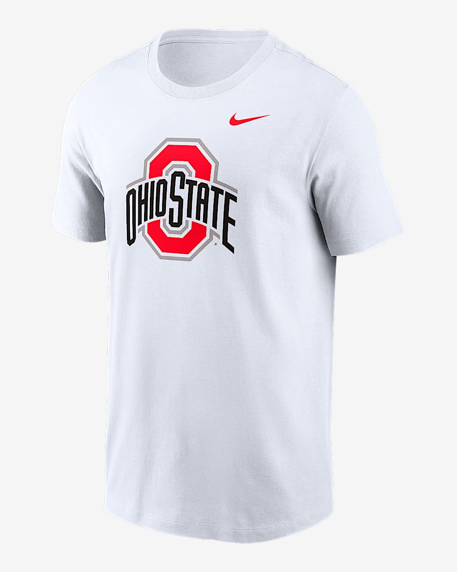 Ohio State Buckeyes Primetime Logo Men's Nike College T-Shirt - White